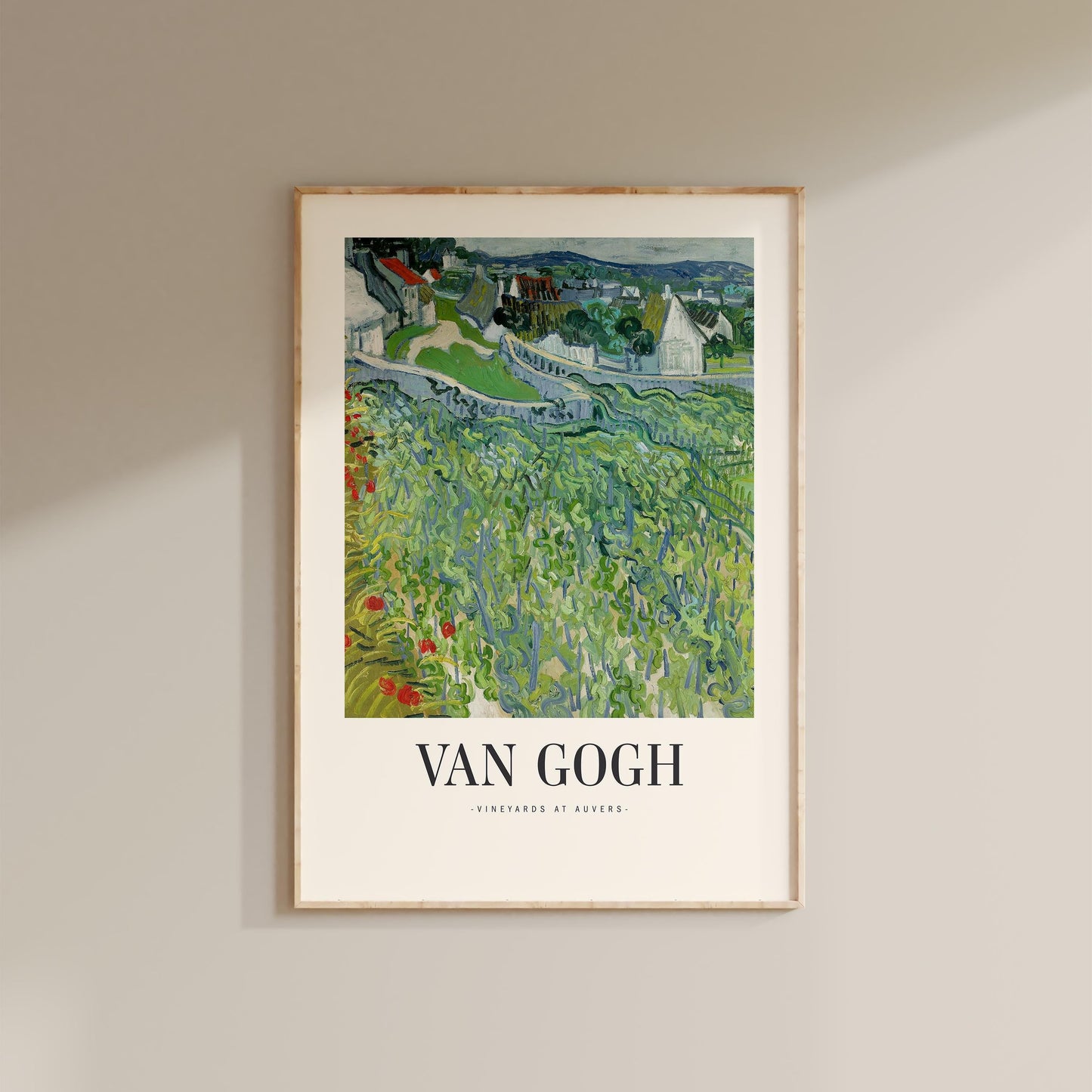 Van Gogh - Vineyards at Auvers Print