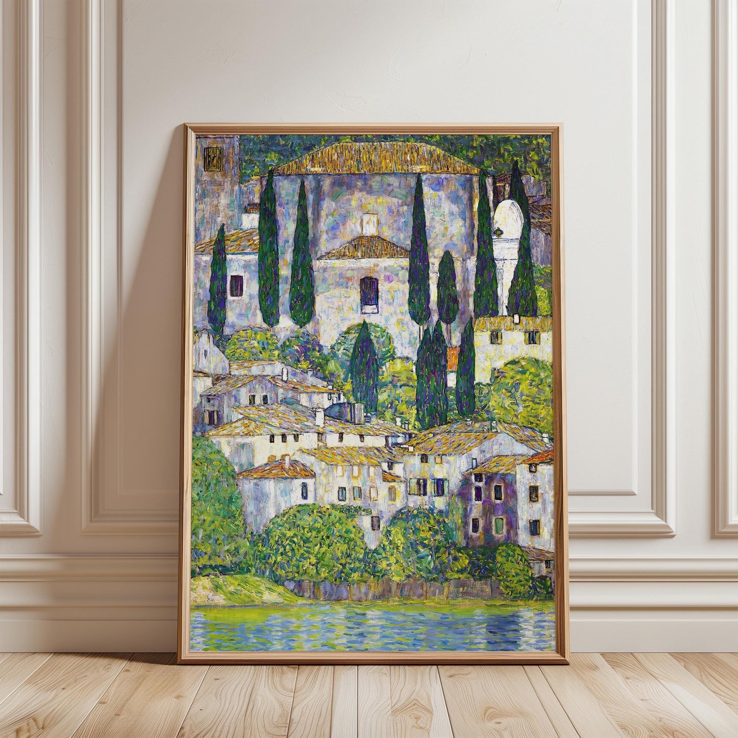Gustav Klimt - Church in Cassone Print