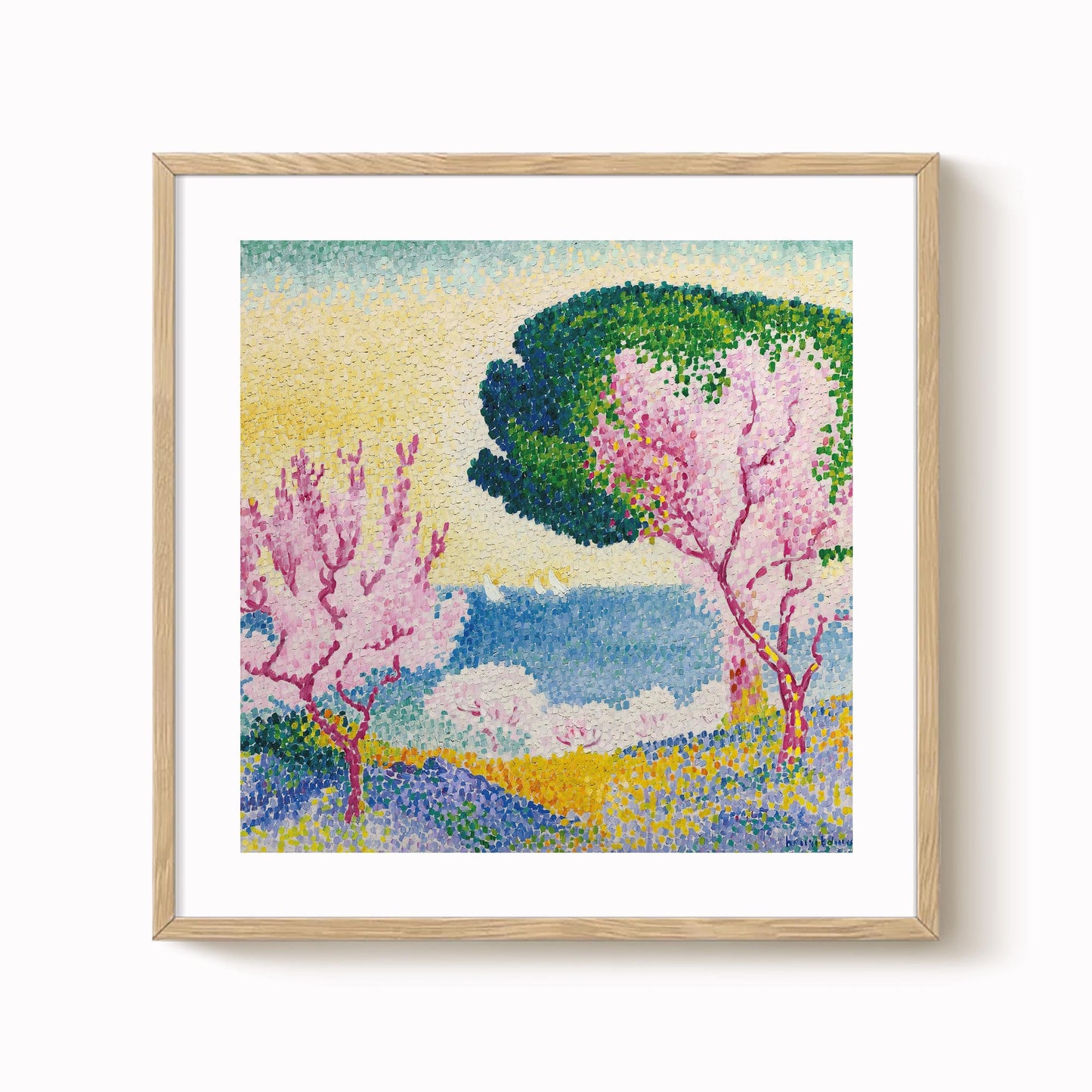 Henri-Edmond Cross - Pink Spring (Printemps Rose) Print