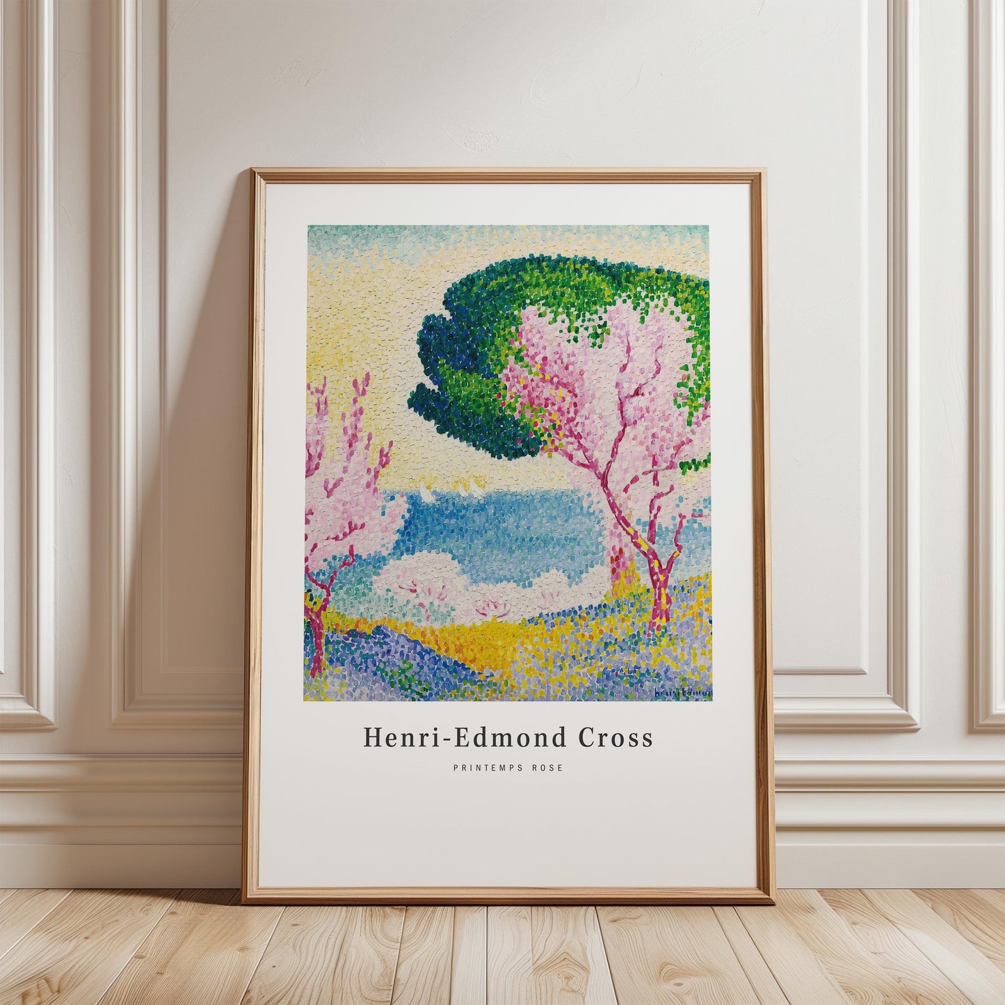 Henri-Edmond Cross - Printemps Rose, Pink Spring Print