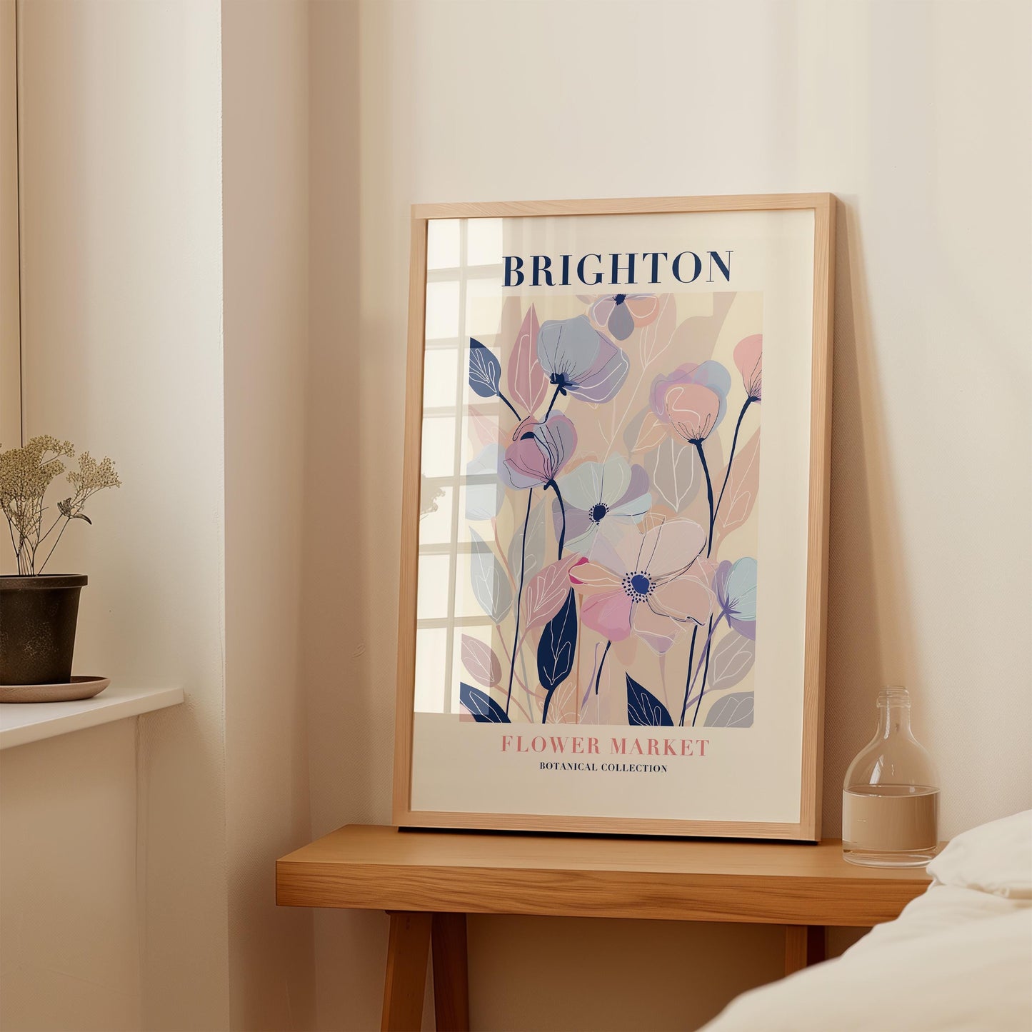 Brighton Flower Market Print