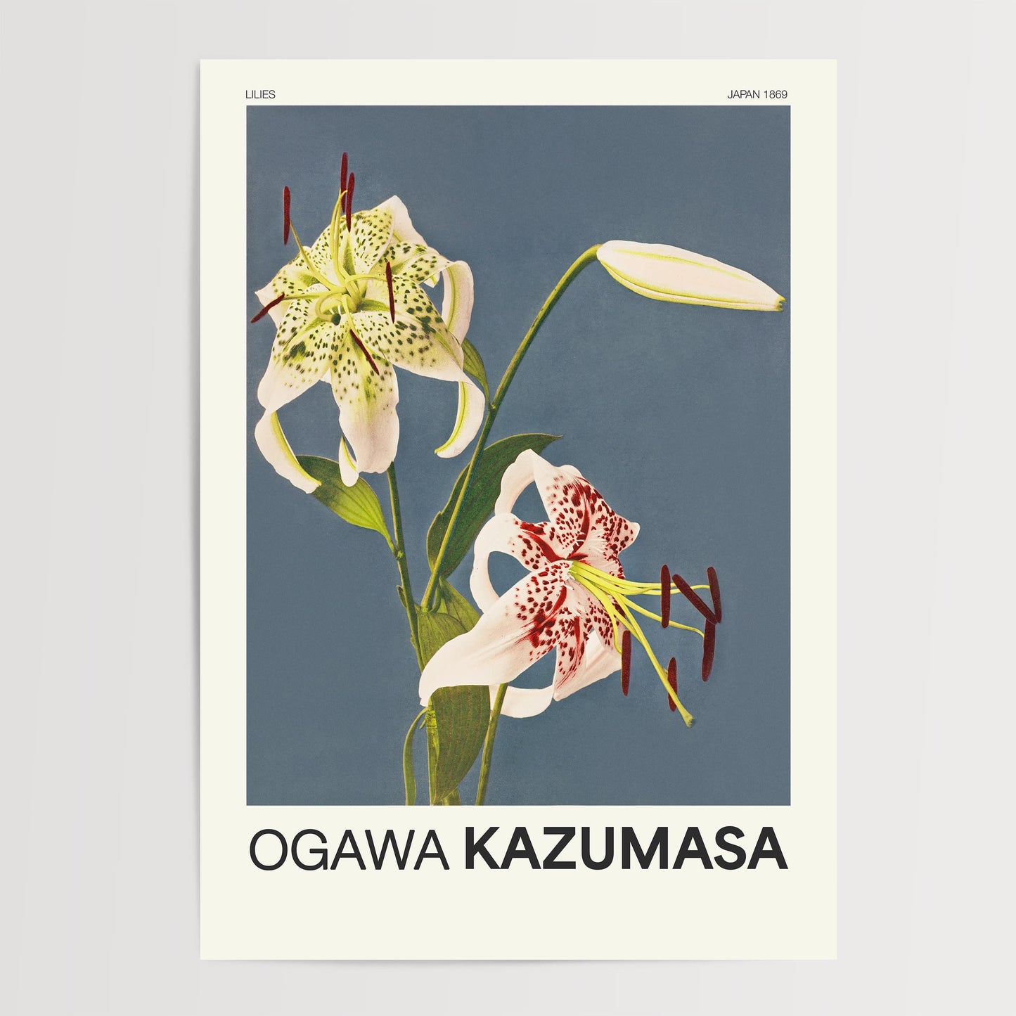 Ogawa Kazumasa - Lilies Print