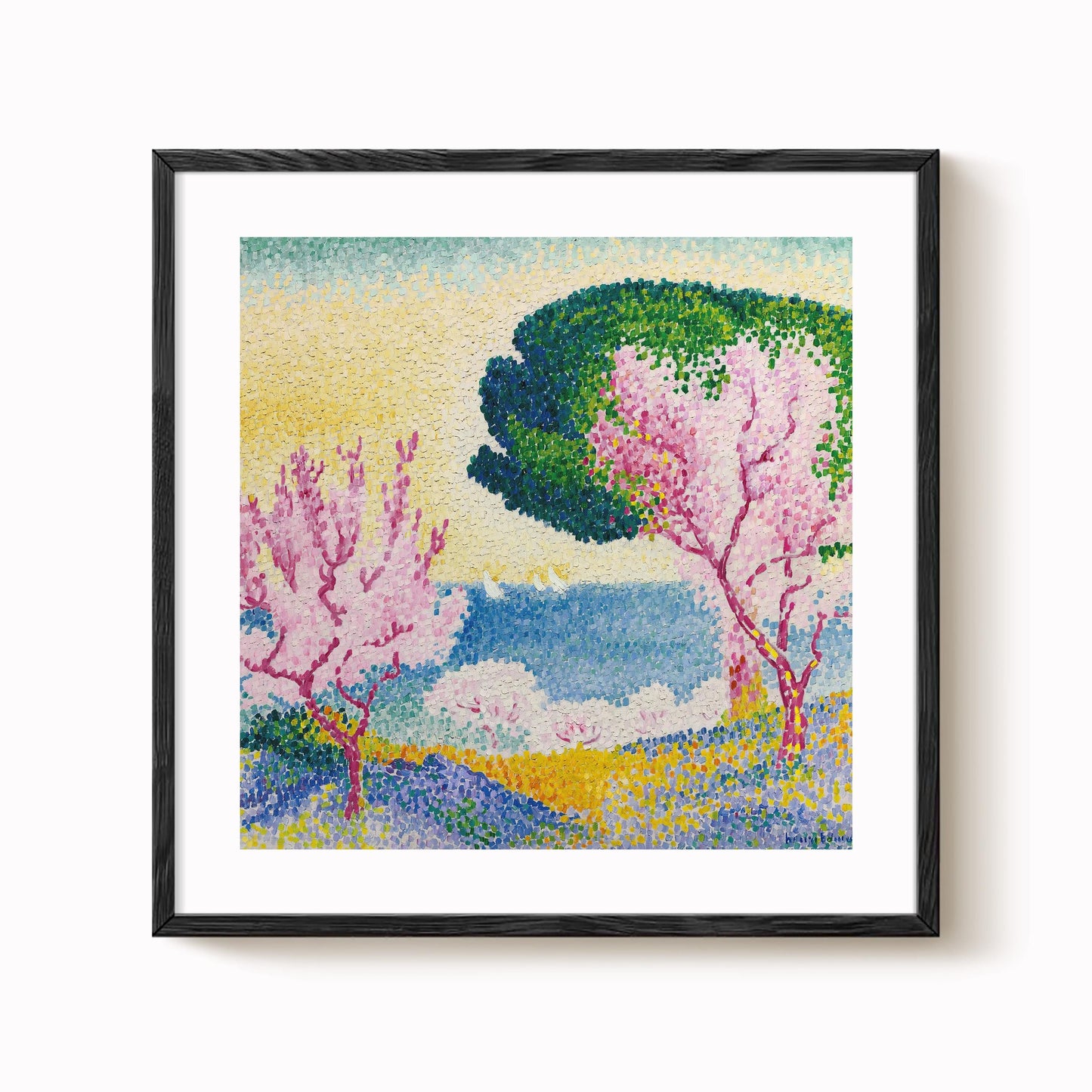 Henri-Edmond Cross - Pink Spring (Printemps Rose) Print
