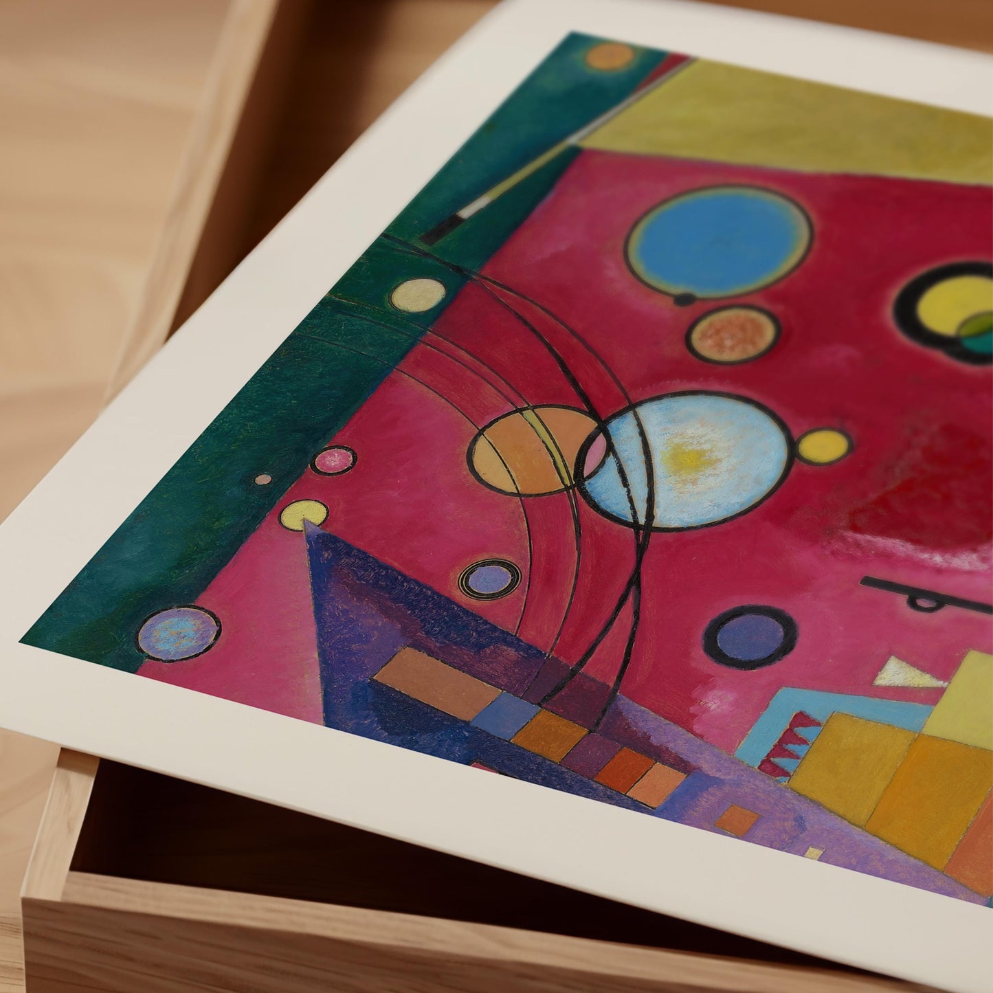 Kandinsky - Heavy Red Print