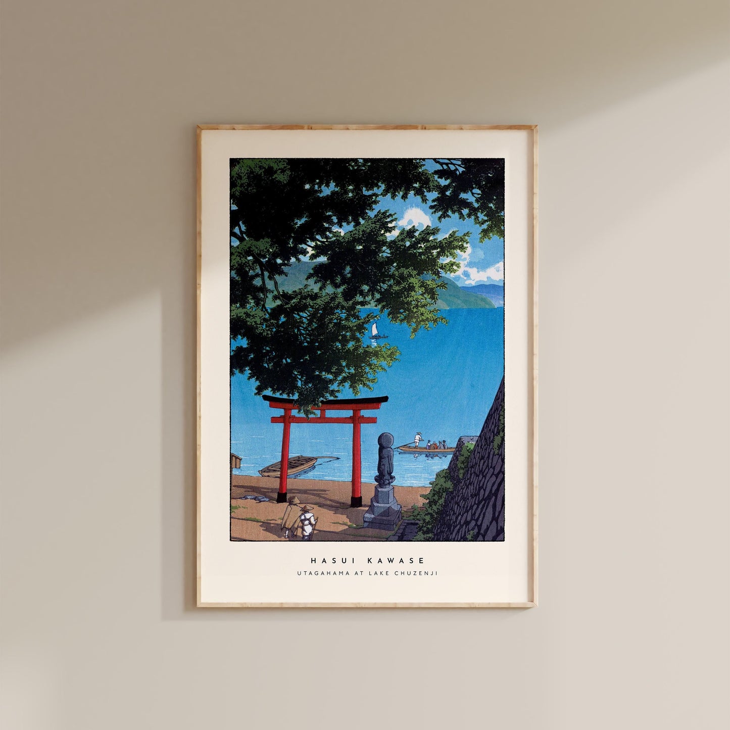 Hasui Kawase - Utagahama At Lake Chuzenji Print
