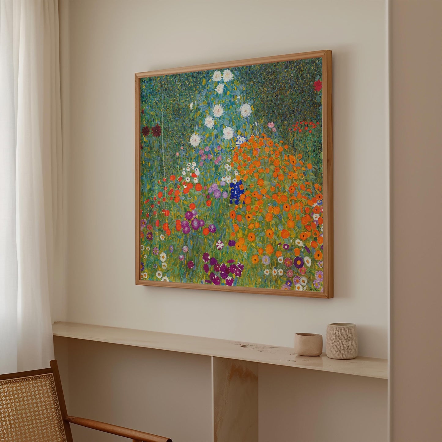 Gustav Klimt - Cottage Garden Print