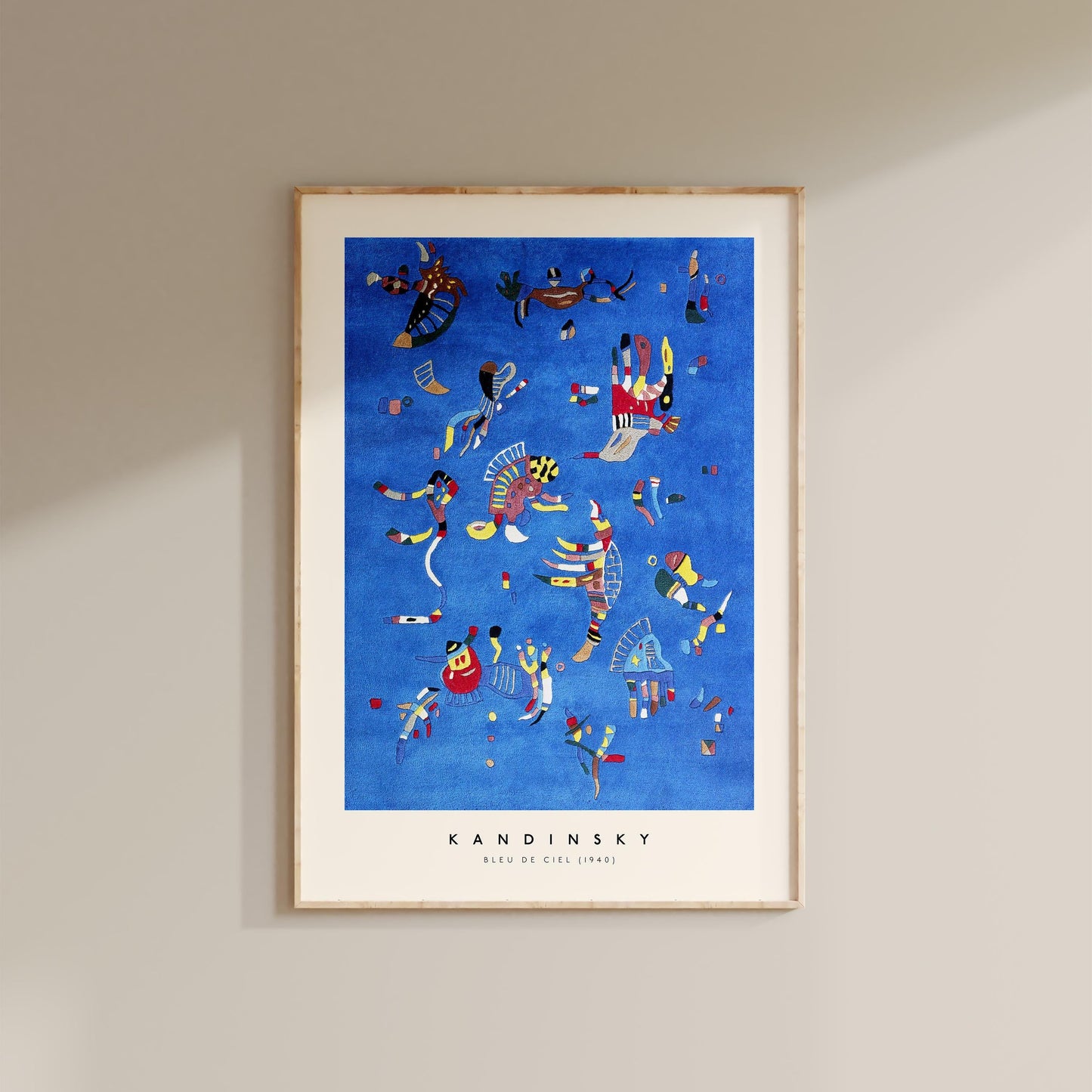Kandinsky - Bleu De Ciel Print