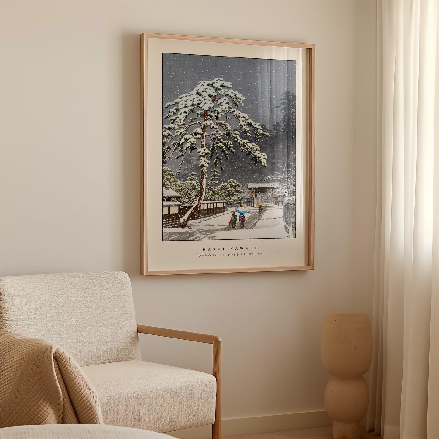 Hasui Kawase - Honmon-Ji Temple Print
