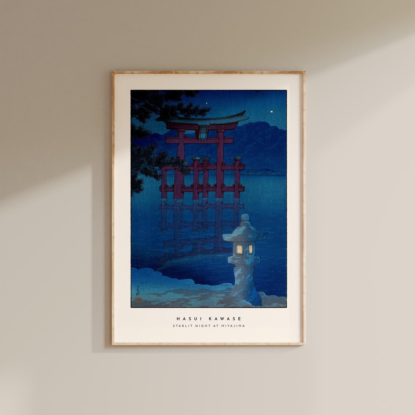 Hasui Kawase - Starlit Night Miyajima Print