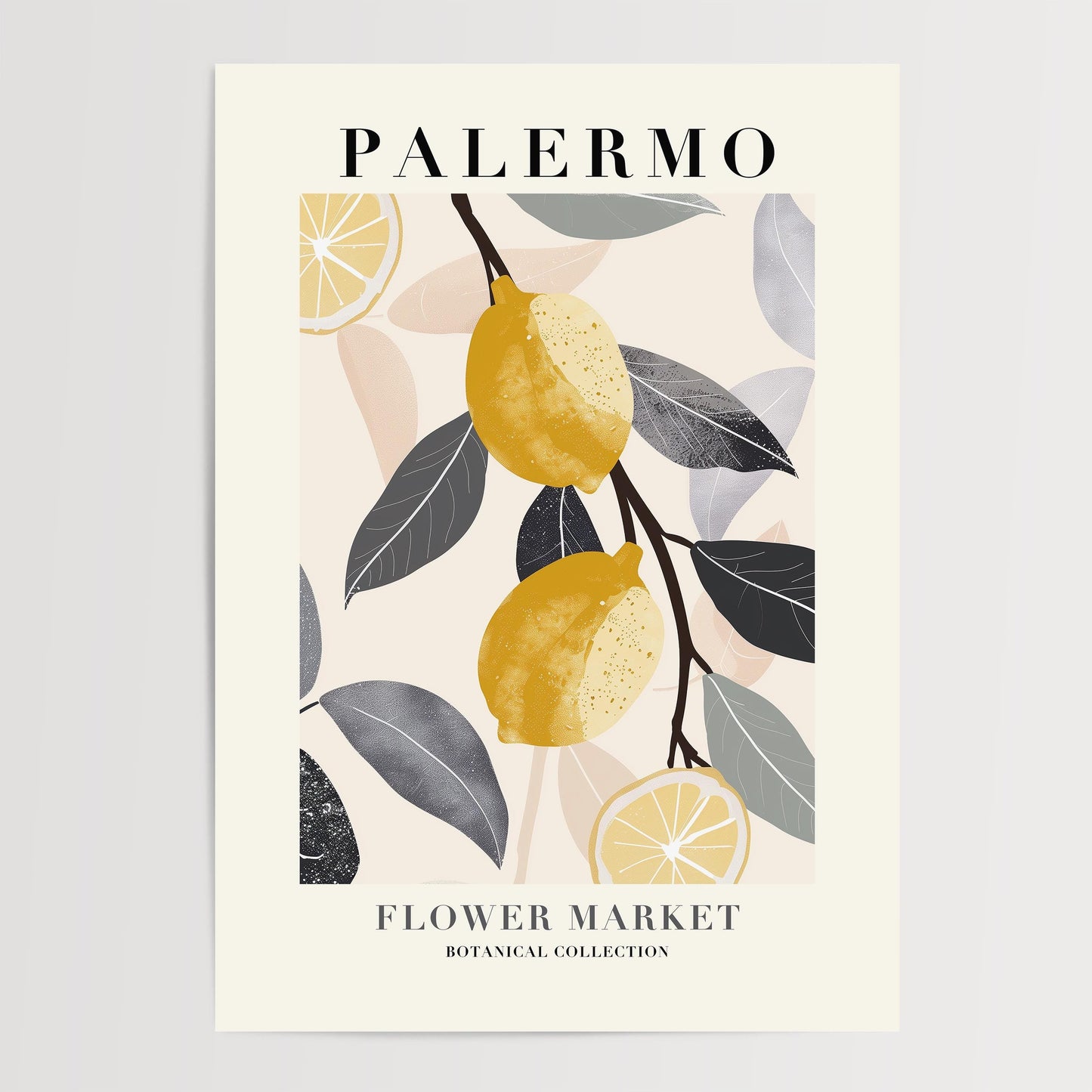 Palermo Flower Market Print