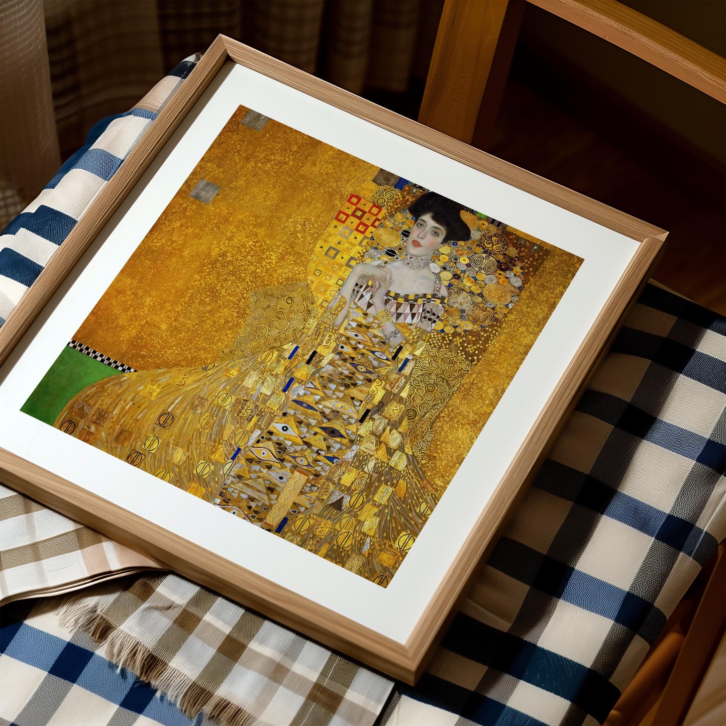 Gustav Klimt - Portrait of Adele Bloch-Bauer I Print