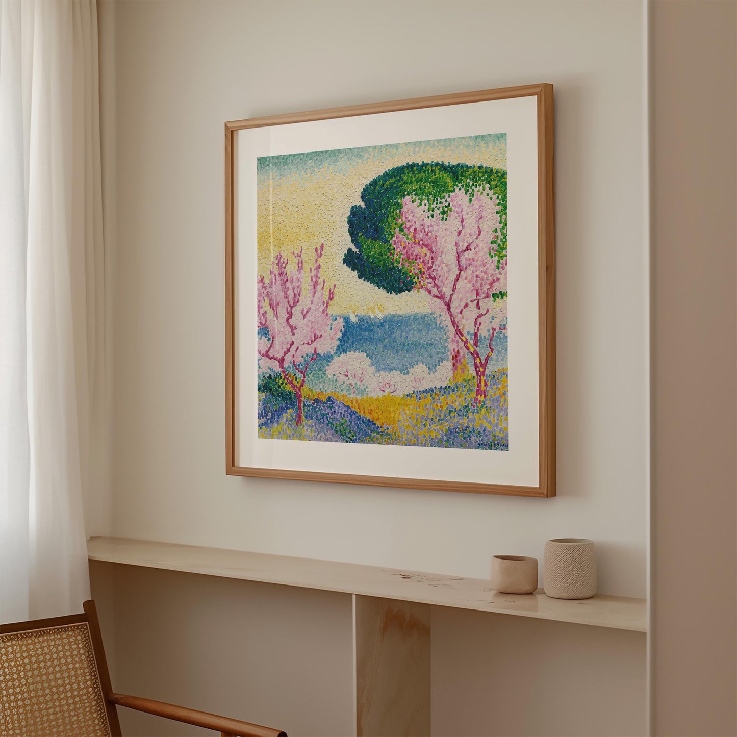 Henri-Edmond Cross - Pink Spring (Printemps Rose) Print