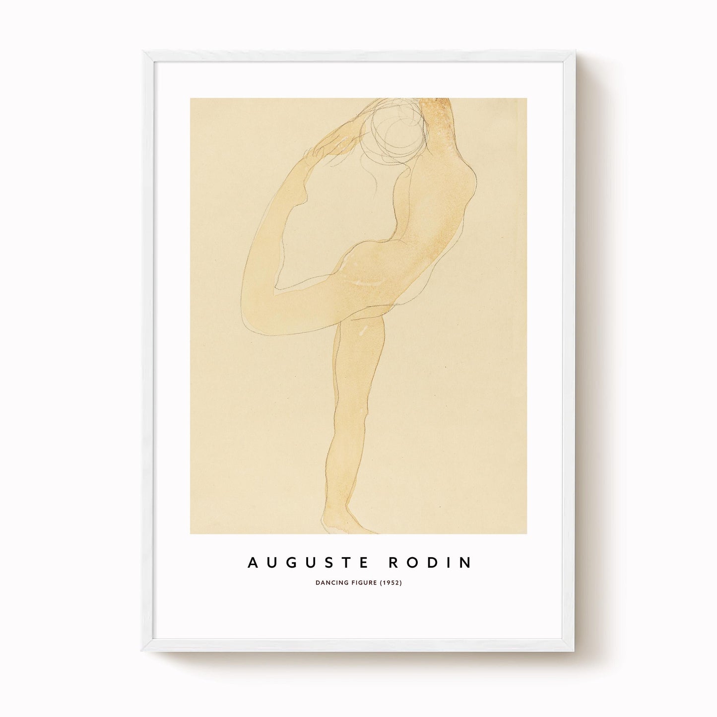 Auguste Rodin - Dancing Figure Print