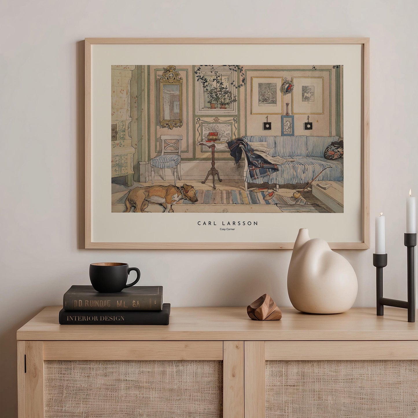 Carl Larsson - Cosy Corner Print