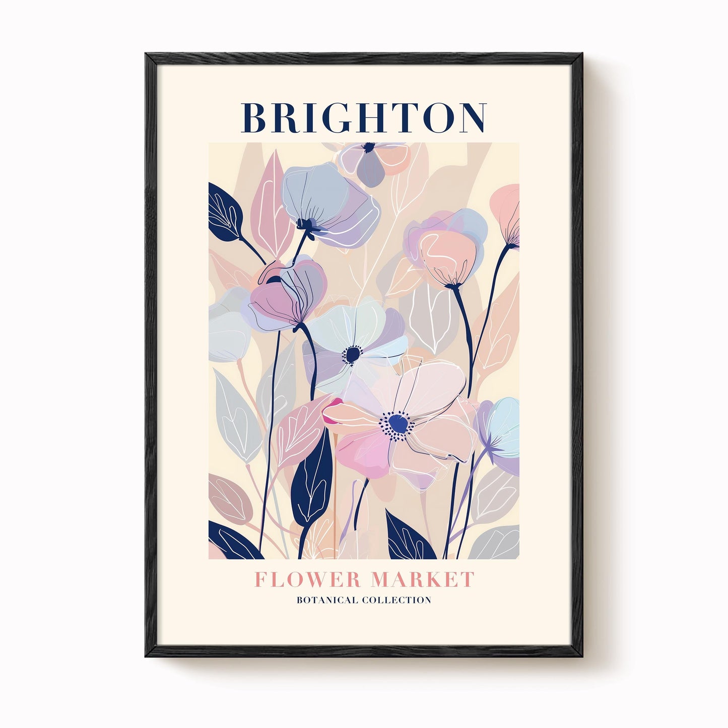 Brighton Flower Market Print