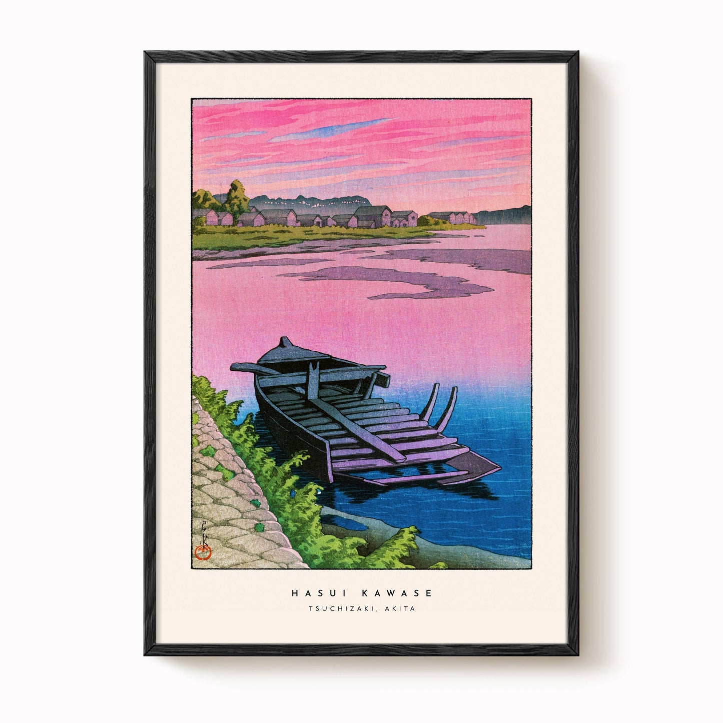 Hasui Kawase - Tsuchizaki Akita Print