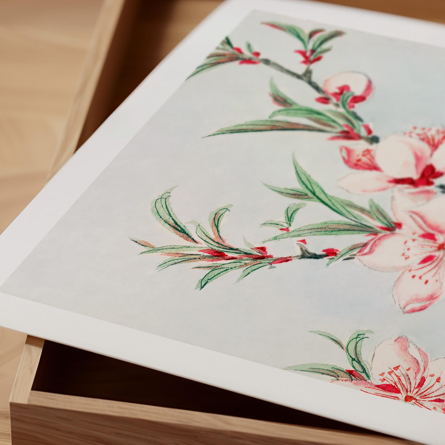 Megata Morikaga - Peach Tree Blossom Print