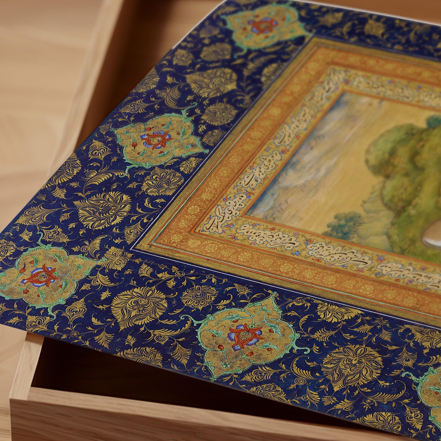 Mughal Two Deer Print