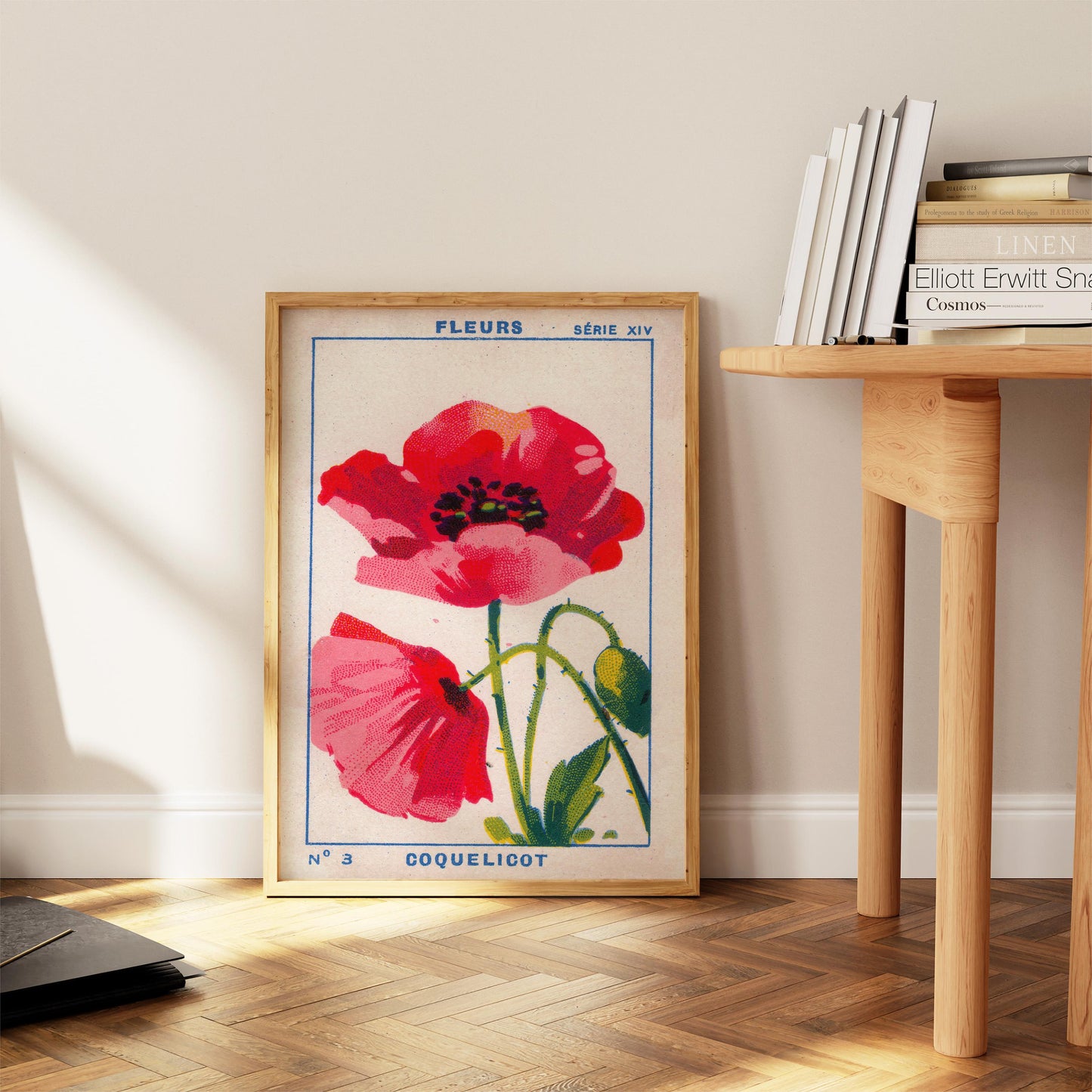 Vintage Poppy Print