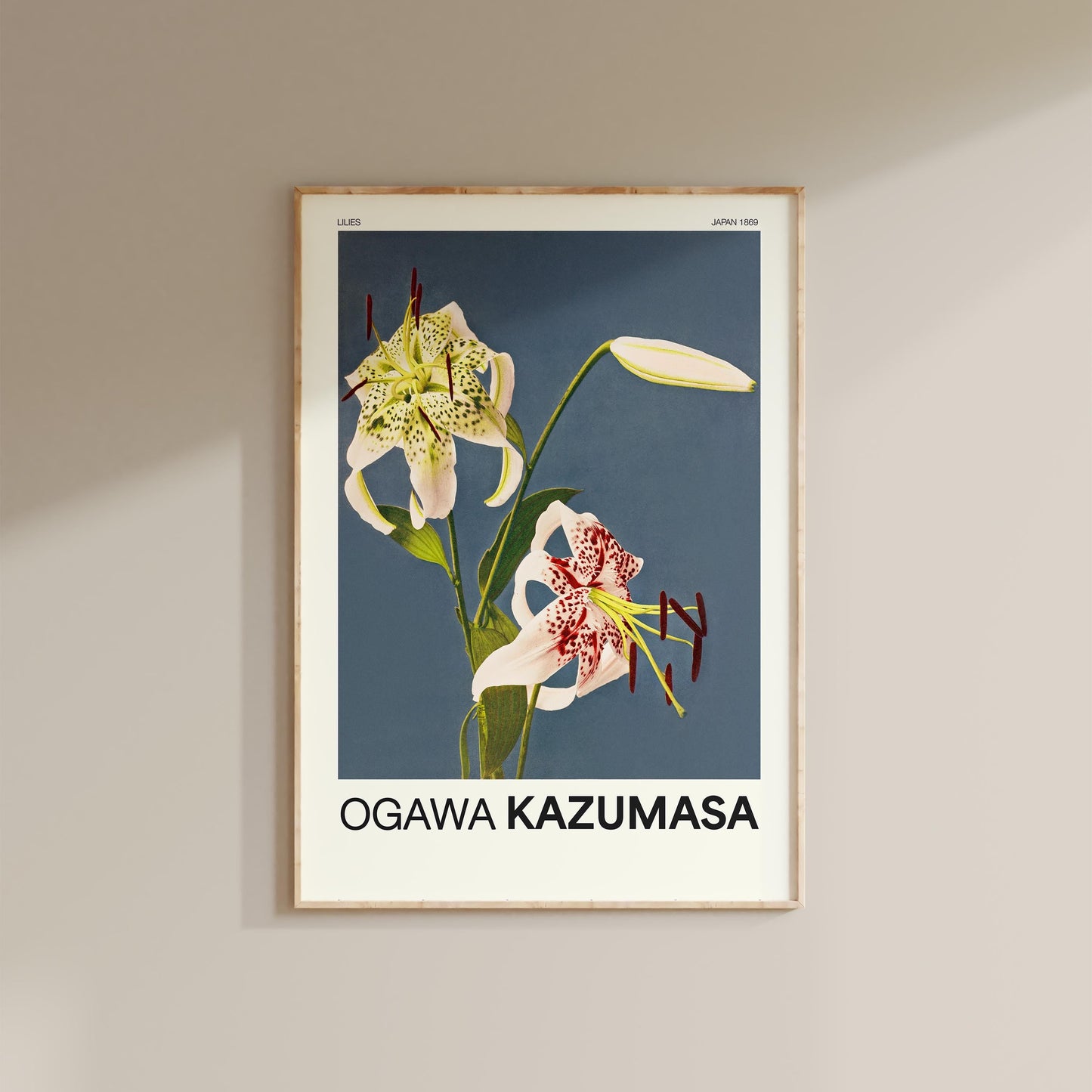 Ogawa Kazumasa - Lilies Print