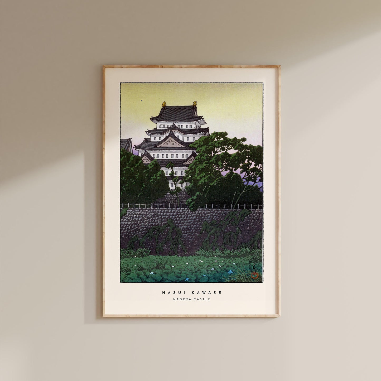 Hasui Kawase - Nagoya Castle Print