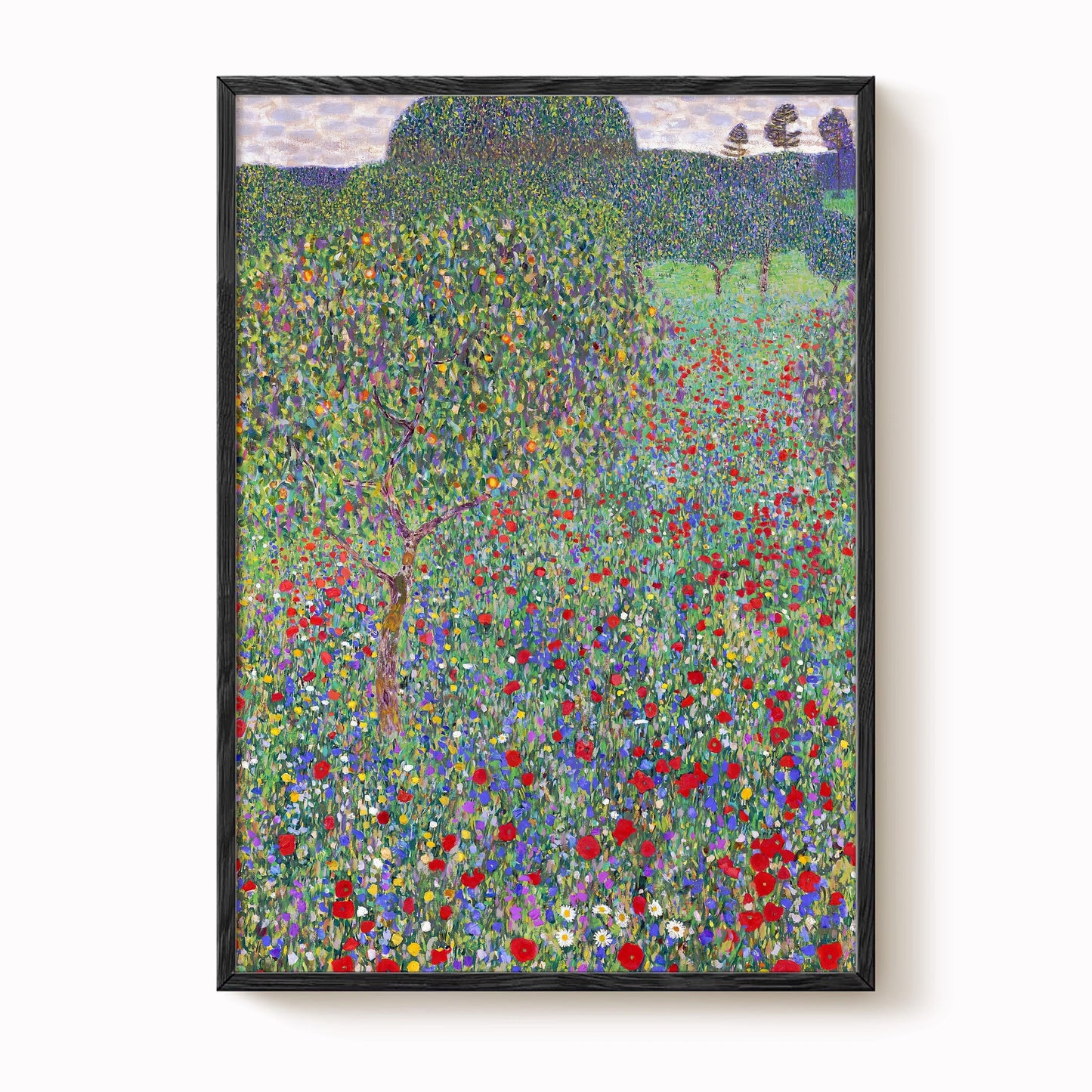 Gustav Klimt - Poppy Field Art Print