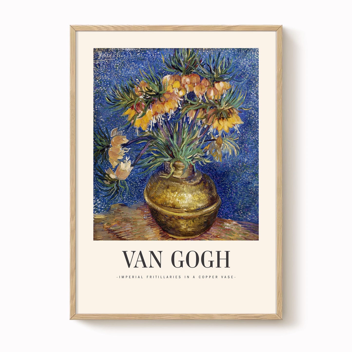 Van Gogh - Imperial Fritillaries In A Copper Vase Print