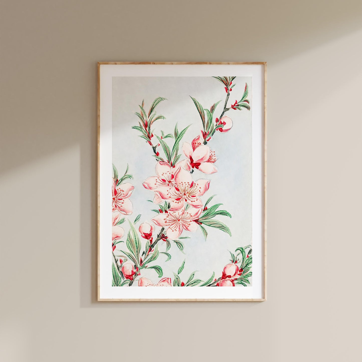 Megata Morikaga - Peach Tree Blossom Print
