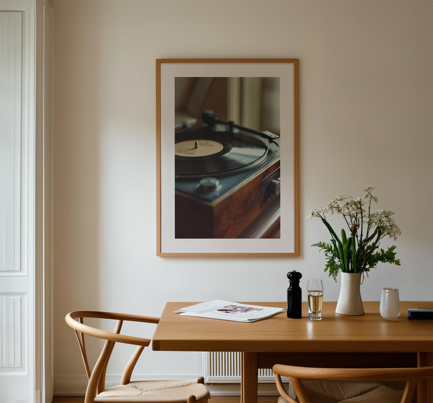 Vinyl Record Player Art Print
