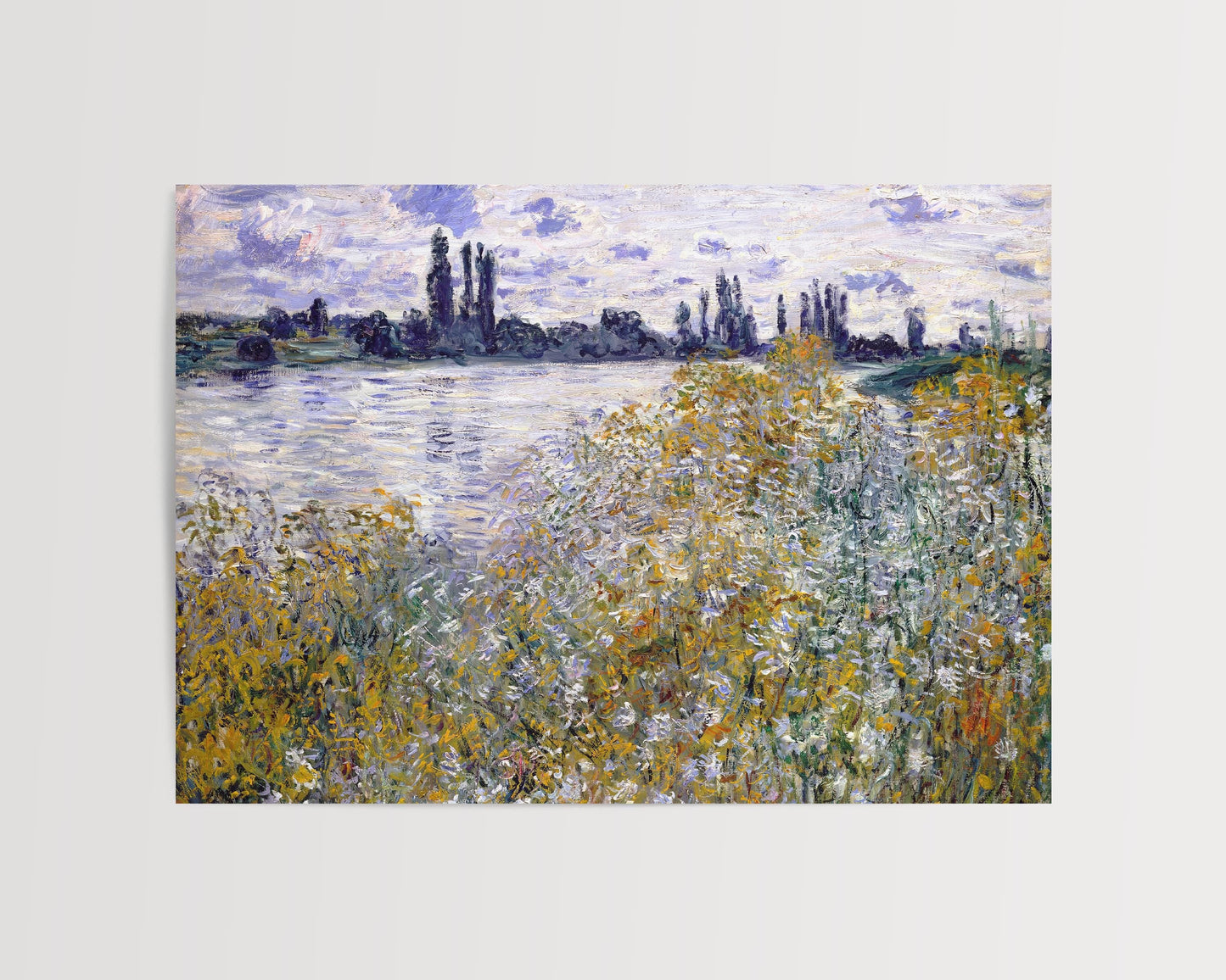 Monet - Banks of the Seine Print
