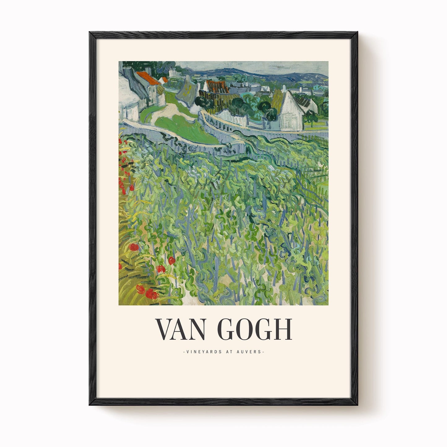 Van Gogh - Vineyards at Auvers Print