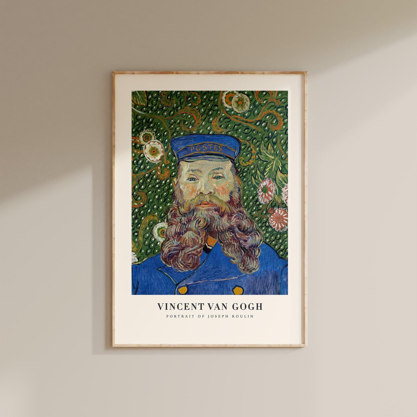 Van Gogh -  Portrait of Joseph Roulin Print