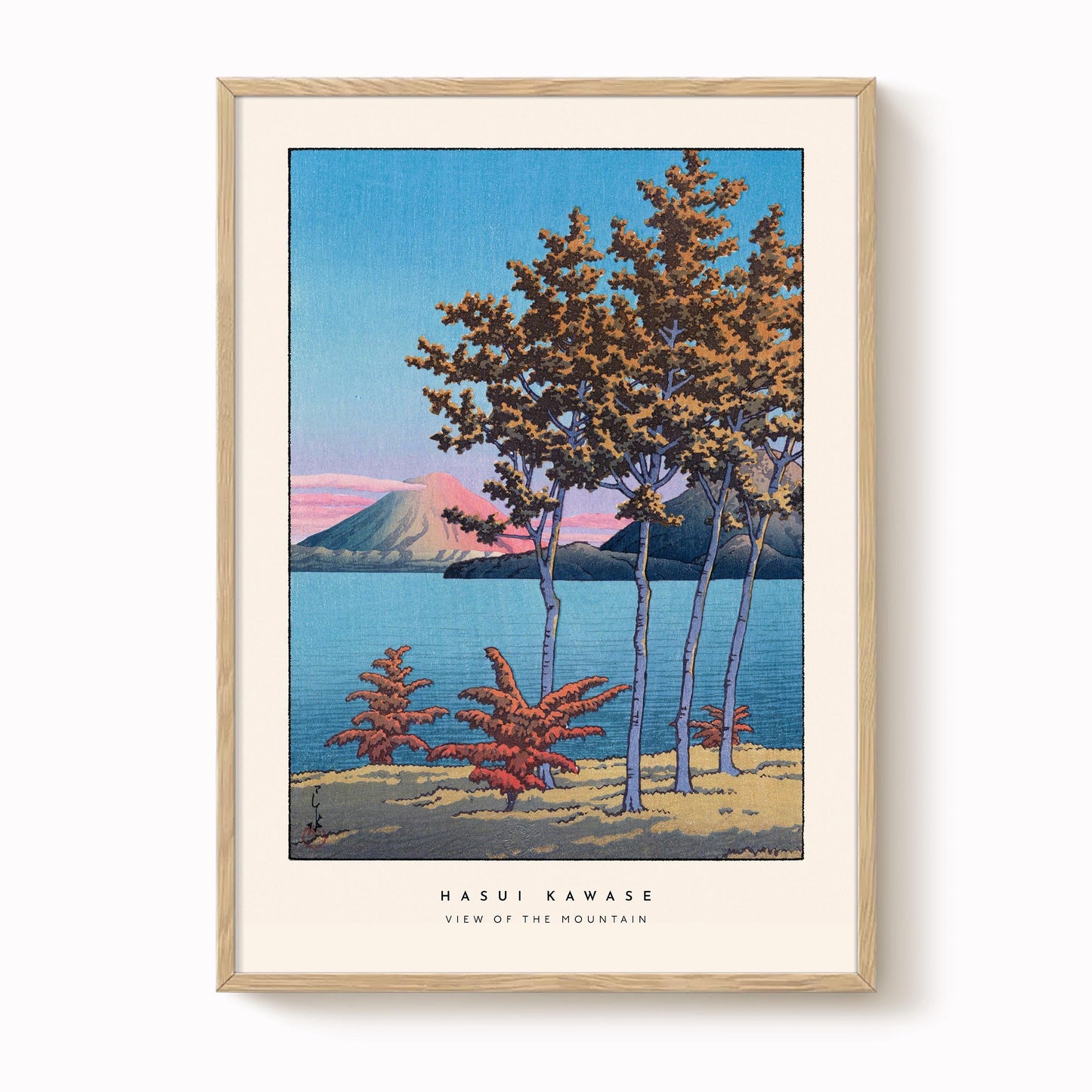 Hasui Kawase - View Of The Mountain Print