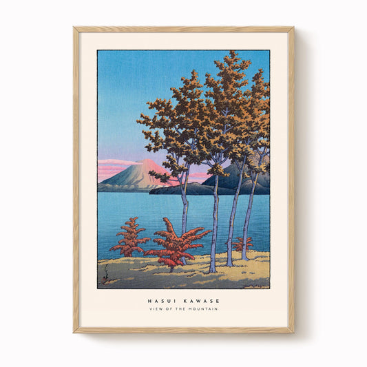 Hasui Kawase - View Of The Mountain Print