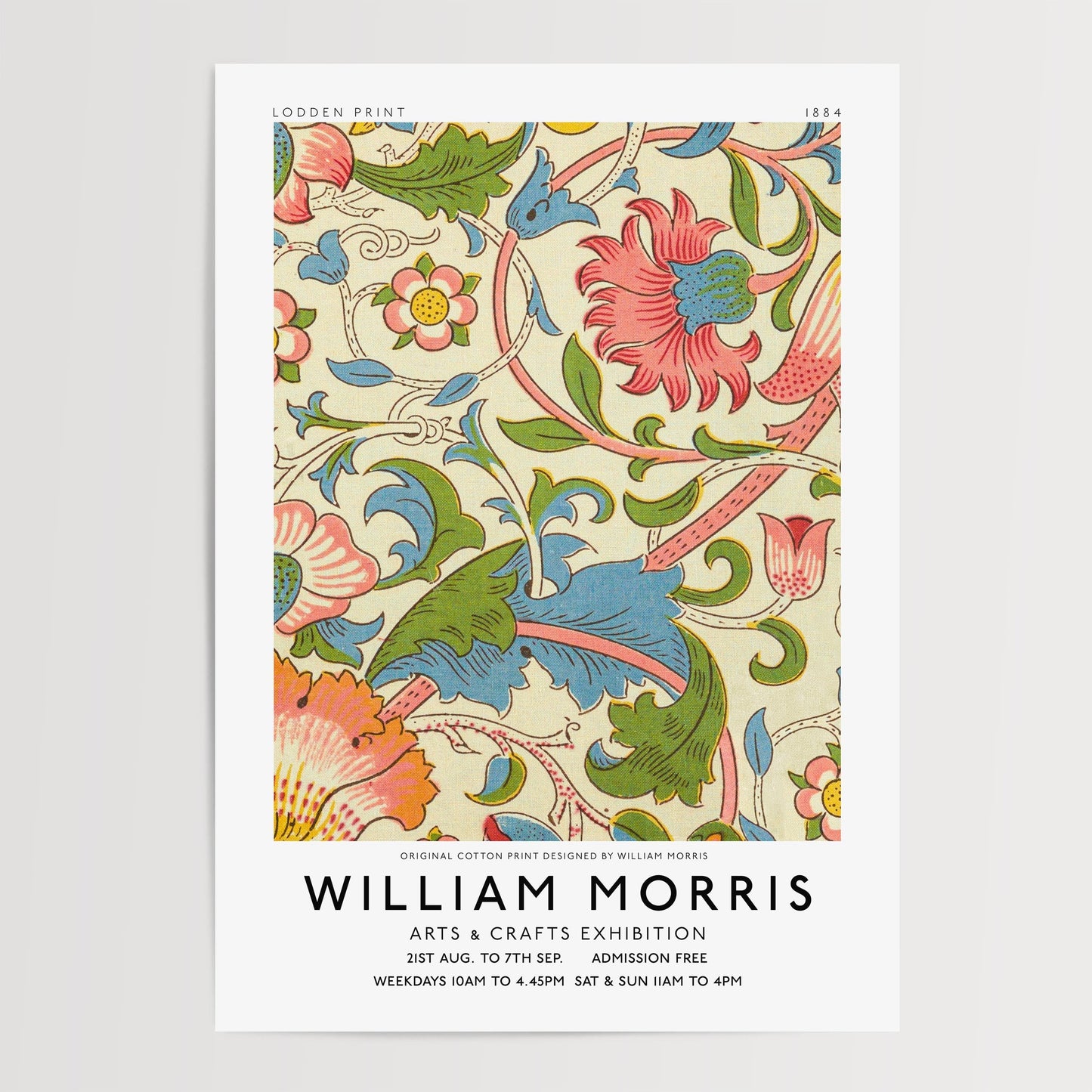 William Morris - Lodden Pattern Print