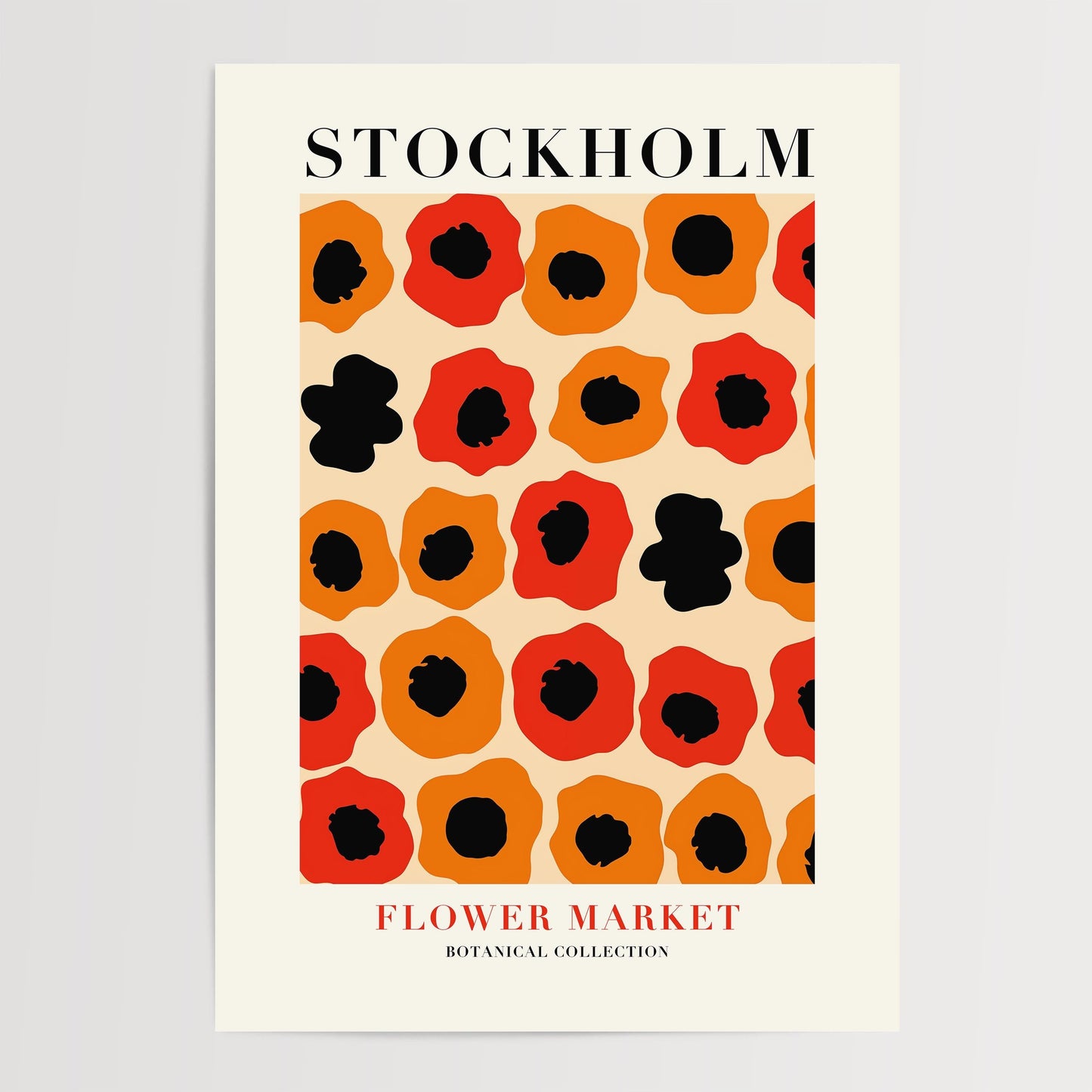 Stockholm Flower Market Print