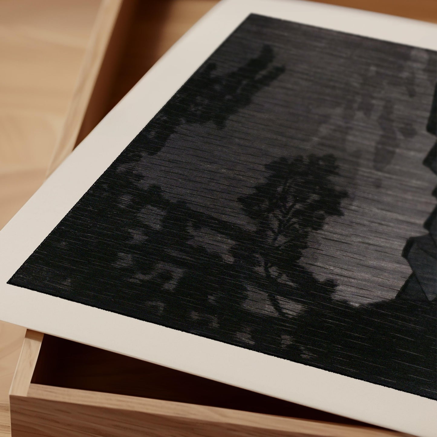 Hasui Kawase - Rain in Maekawa Print