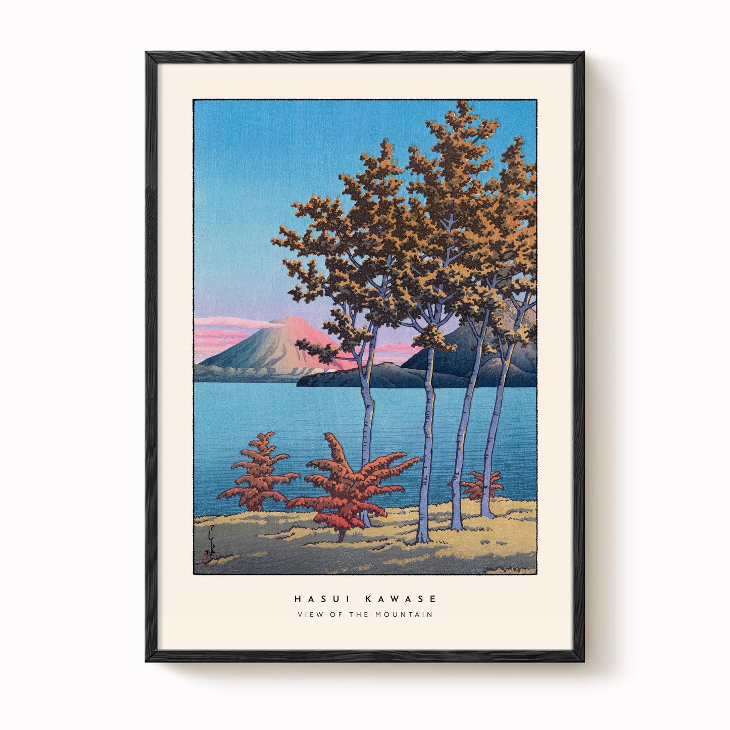 Hasui Kawase - View Of The Mountain Print