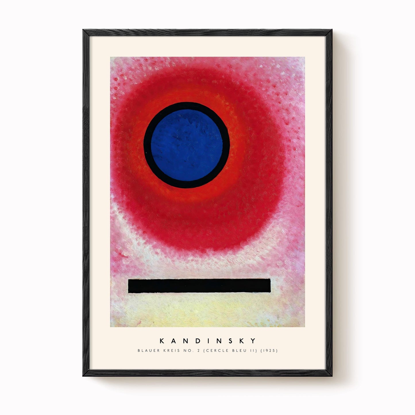 Kandinsky - Blauer Kreis No. 2 (Cercle Bleu Ii) Print