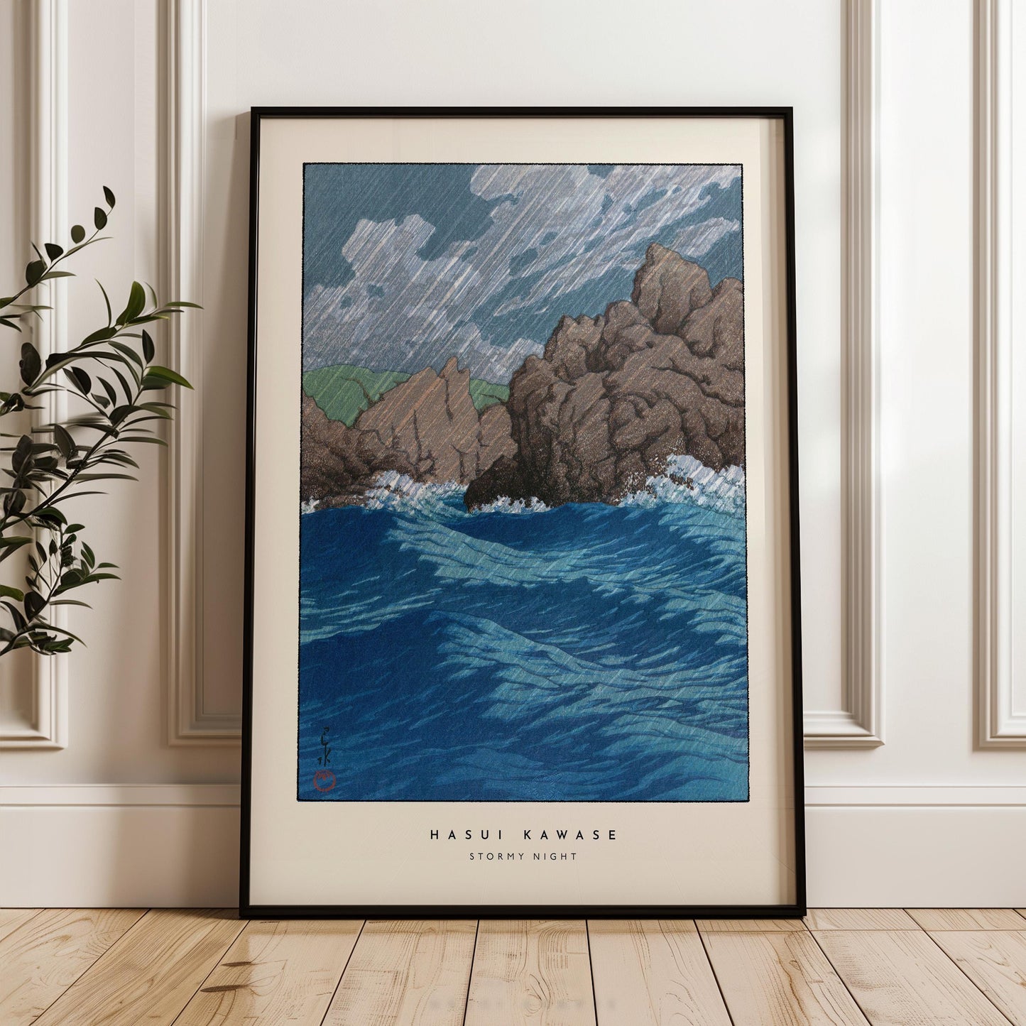 Hasui Kawase - Stormy Night Print
