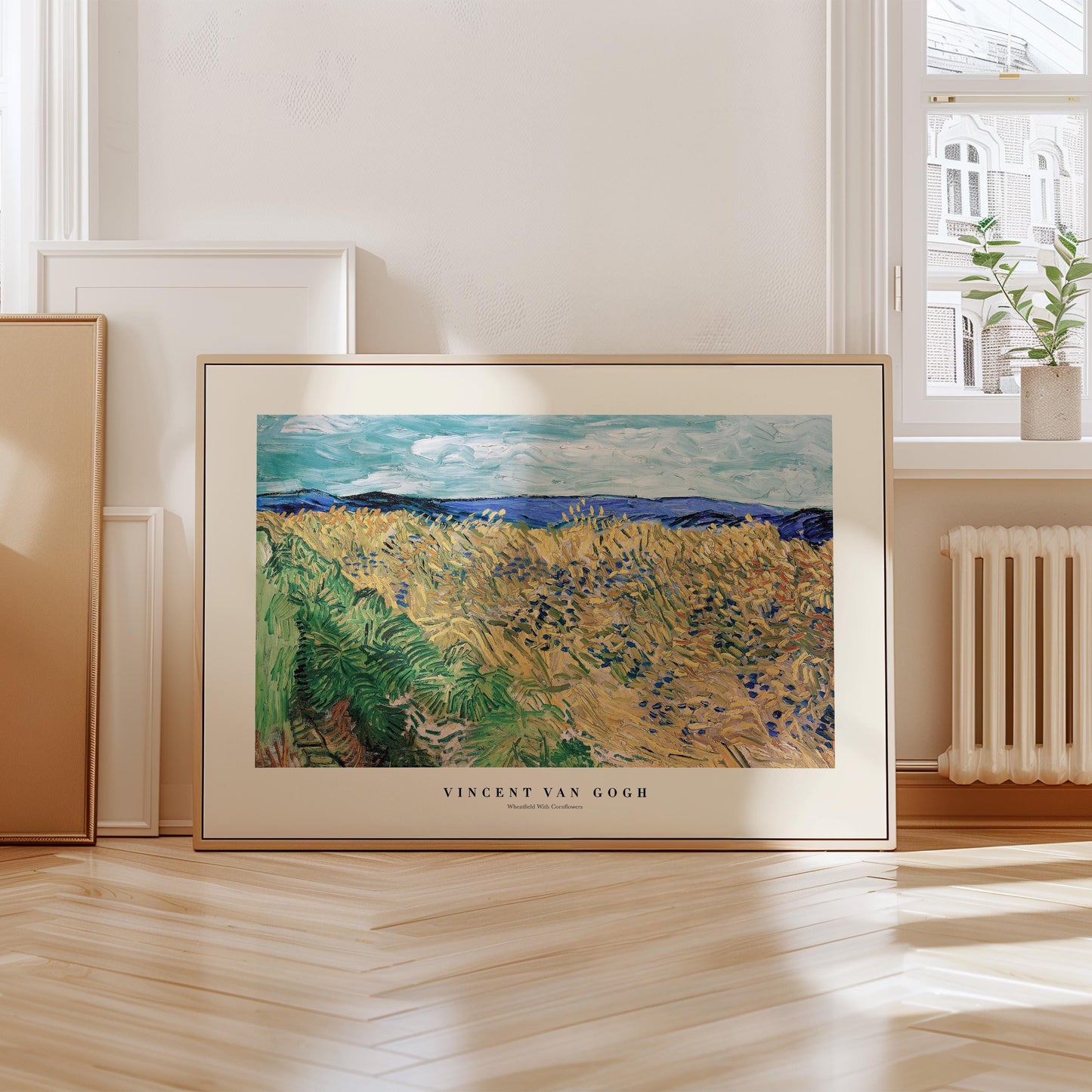 Van Gogh - Wheatfield with Cornflowers Print