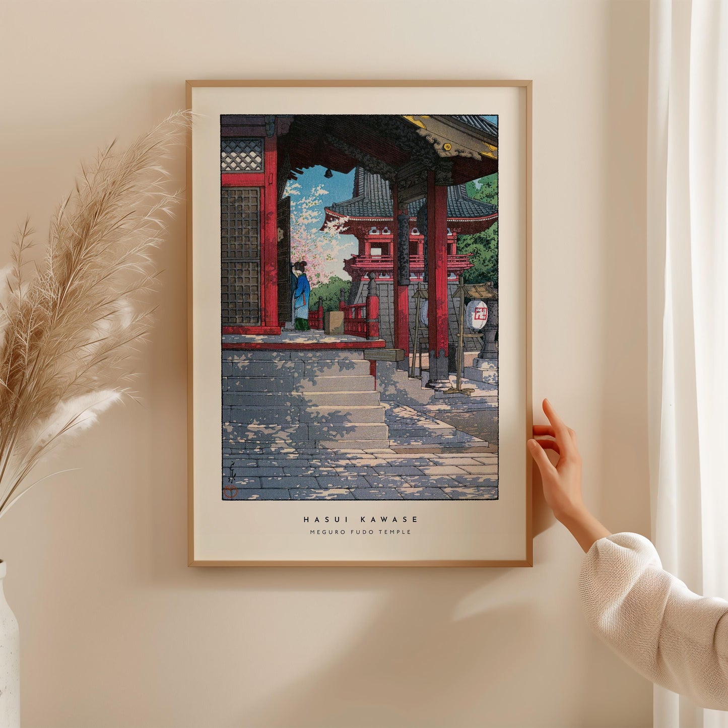 Hasui Kawase - Meguro Fudo Temple Print