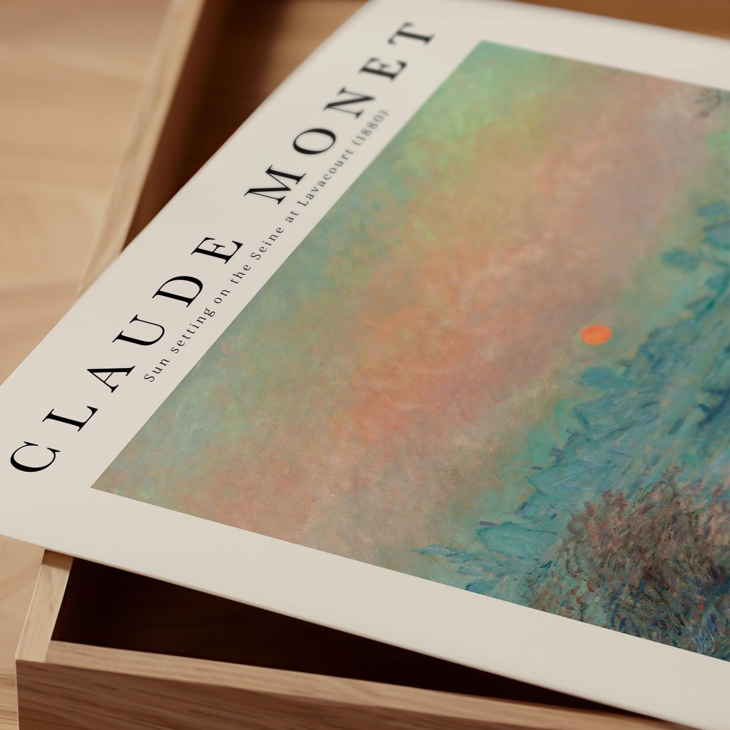Monet - Sunset on the Seine Print