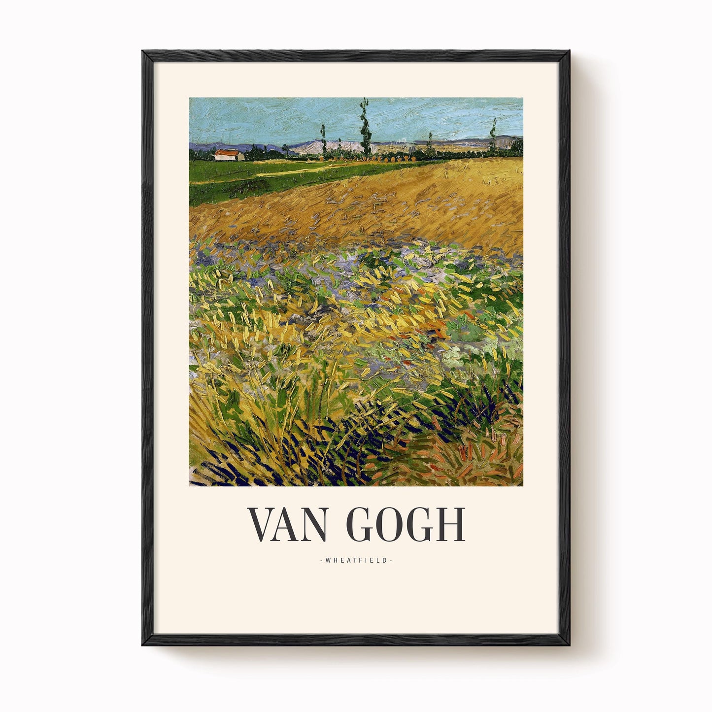 Van Gogh - Wheatfield Print