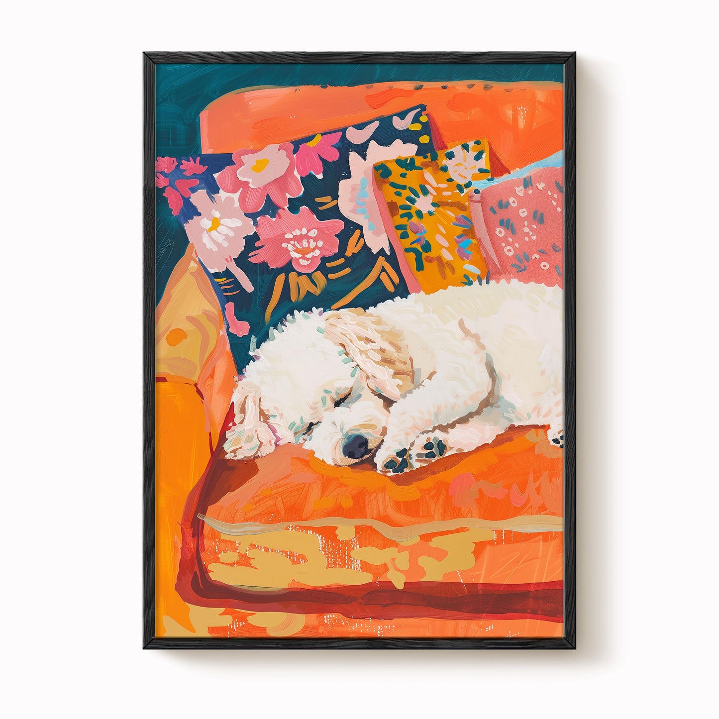 Poodle Art Print