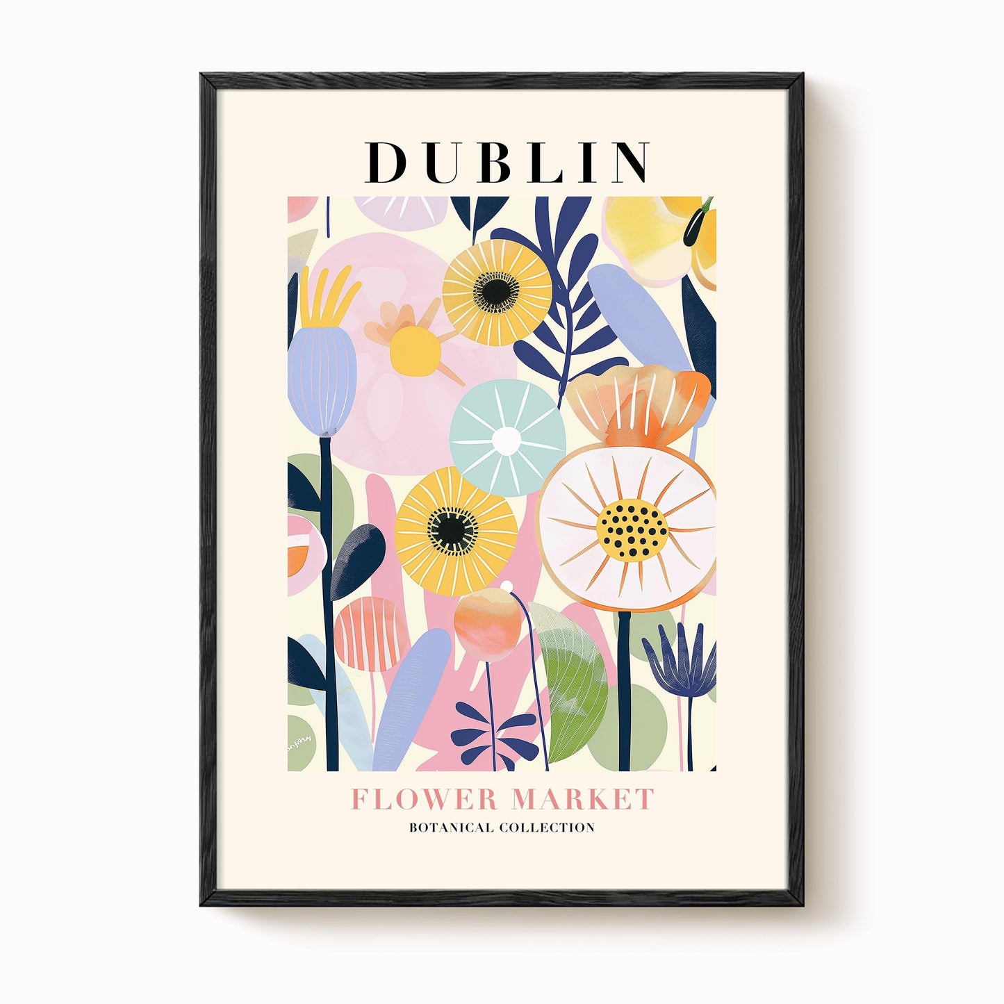 Dublin Flower Market Print