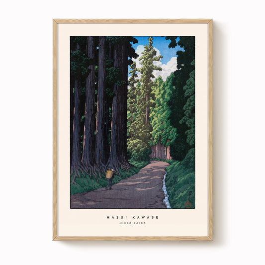 Hasui Kawase - Road to Nikko Print