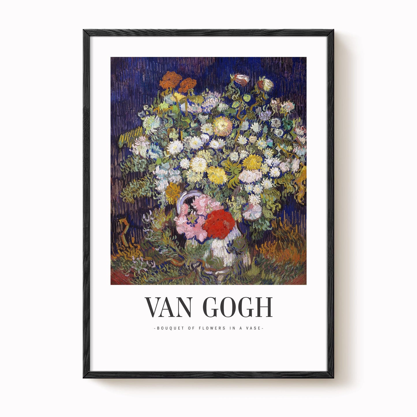 Van Gogh - Bouquet of Flowers In A Vase Print