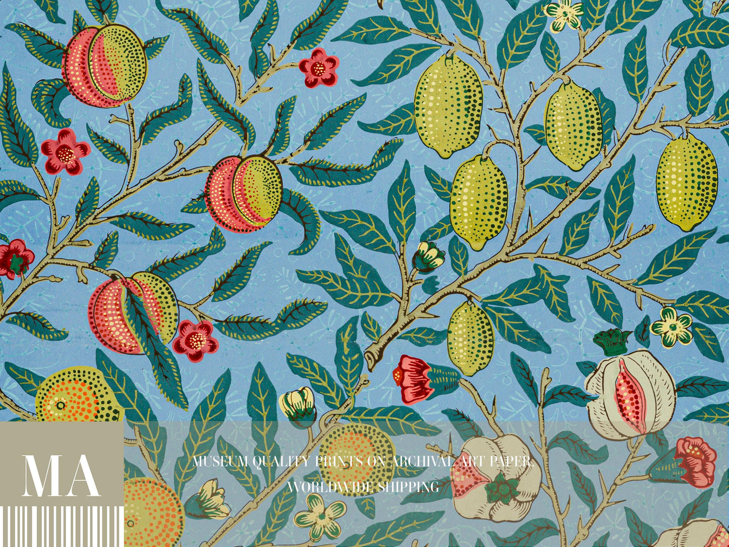William Morris - Fruit and Flowers Print
