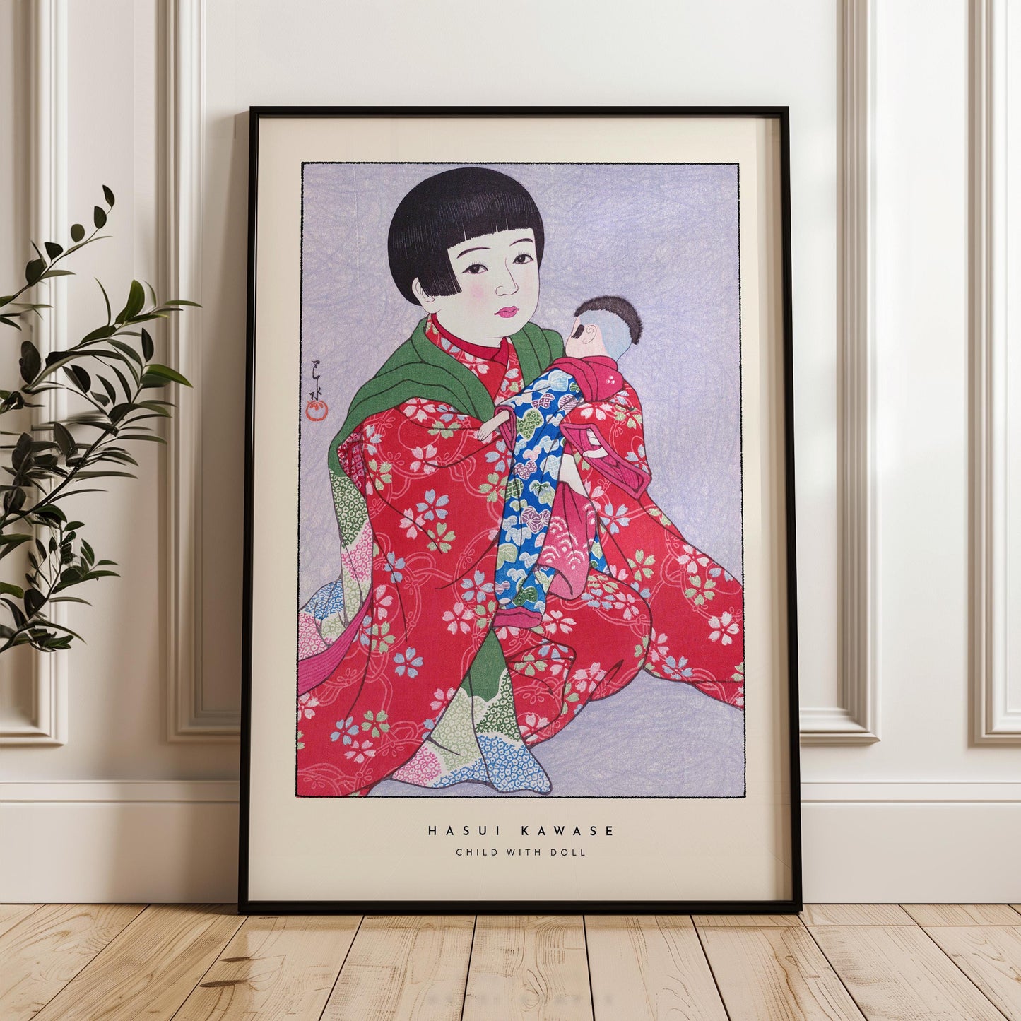 Hasui Kawase - Child With Doll Print